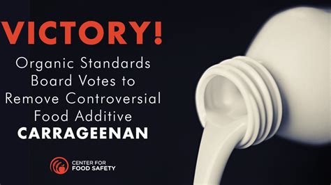 Center For Food Safety Press Releases Victory Organic Standards