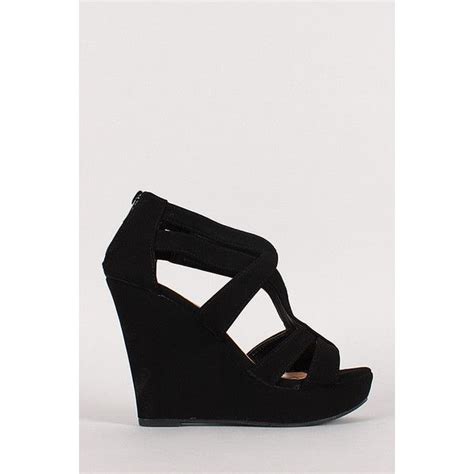 Strappy Open Toe Platform Wedge A Better Me Nyc Girly Shoes Open