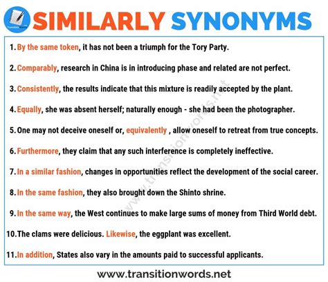 Other Words For Similarly Useful List Of 23 Synonyms For Similarly