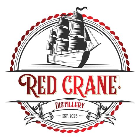 Red Crane Rum Logo And Labels Liam Smith Creative