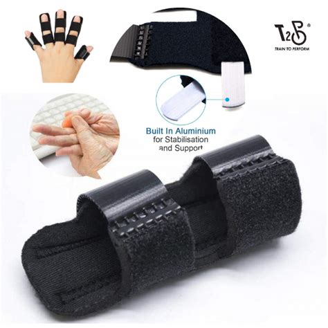 T2p Trigger Finger Splint Immobilization Built In Aluminum Support Trigger Mallet Brace Relieve