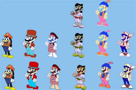 Bootleg Redesign Mario Characters MSatOGT2020 by Abbysek on DeviantArt