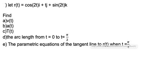 Solved Let R T Cos 2t I Tj Sin 2t K Find A V T