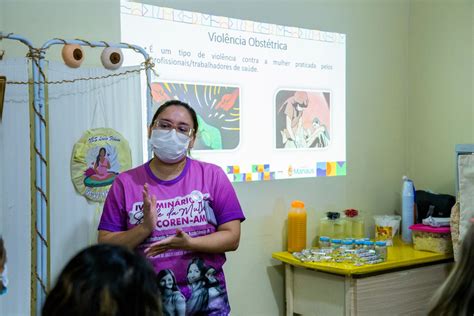 Grupos de grávidas de Manaus recebem palestras sobre violência