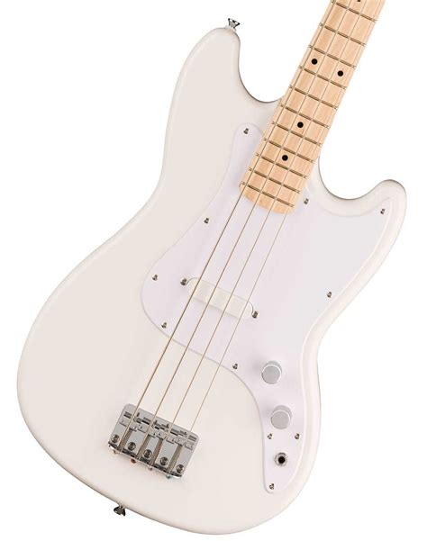 Squier By Fender Sonic Bronco Bass Maple Fingerboard White Pickguard