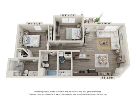 Floor Plans | Meridian Bay Apartment Homes