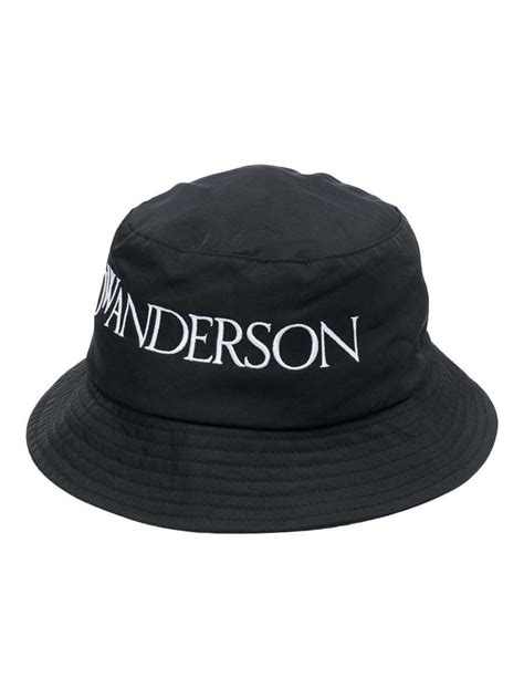 Buy Jw Anderson Logo Hat Black At Off Editorialist