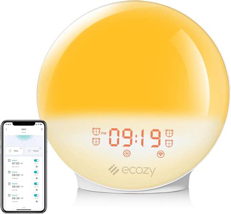 Amazon Ecozy Sunrise Alarm Clock Smart Wake Up Light App Control