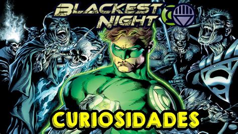 Curiosidades Cómic Blackest Night DC Comics YouTube