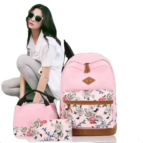 Japanese Style Backpack With Floral Shoulders K Arole K Arole