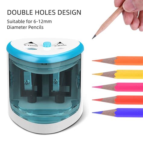 Naxoaeo Electric Pencil Sharpener For Colored Pencils Fully Automatic