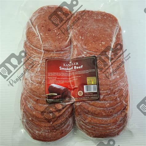 Jual Smoked Beef Kanzler Kg Isi Daging Sapi Asap Harga Shopee