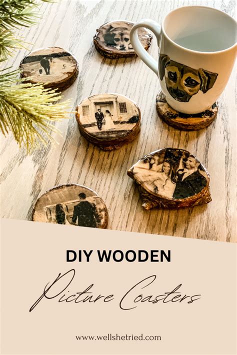 DIY Wood Coasters - Well She Tried