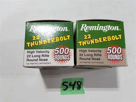 Remington 22 Lr Thunderbolt 2 X 500 Adam Marshall Land And Auction Llc