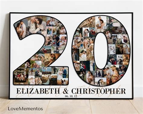 20th Anniversary Gifts for Husband 20 Year Anniversary Gift - Etsy