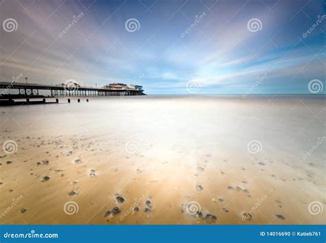 Cromer Pier stock photo. Image of dreamy, blue, channel - 14016690