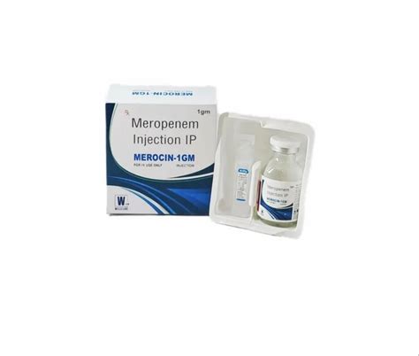 Meropenem Injection IP 10 Ml Strength 1 Gm At 3690 Box In Raipur