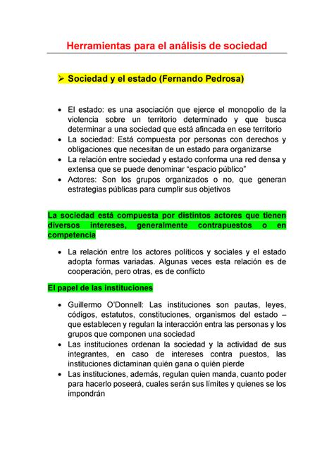 Resumen ICSE Romero primer parcial Herramientas para el análisis de