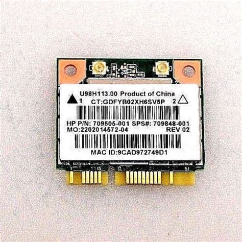 Hp Realtek Rtl Ee Bgn X Wifi Card