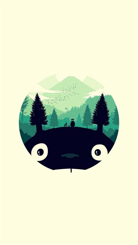 Totoro Iphone Wallpapers Top Free Totoro Iphone Backgrounds