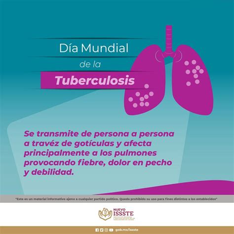 24 De Marzo Día Mundial De La Tuberculosis Desde El Balcón