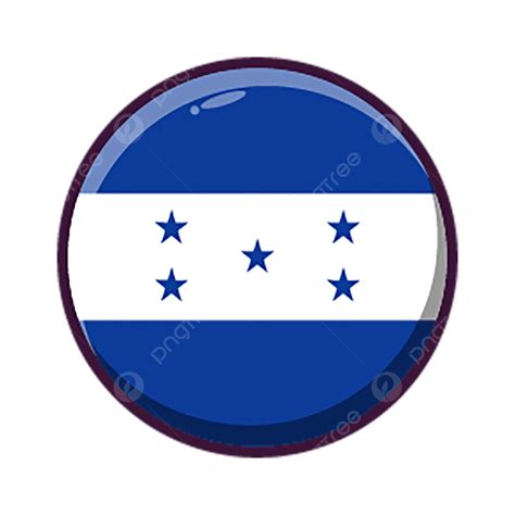 Round Country Flag Honduras Round Flag Honduras Png And Vector With