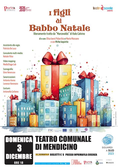 I Figli Di Babbo Natale Al Teatro Comunale Di Mendicino