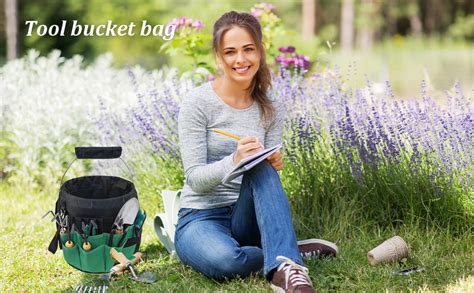 Paialu Gartenwerkzeuge Tasche Eimer Mit Multifunktionalen