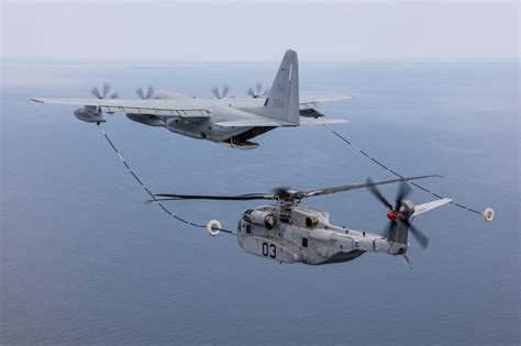 Marine Corps CH-53K Passes Air Refueling Tests - Seapower