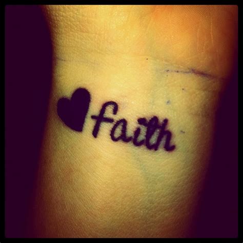 Always have faith.... New tattoo