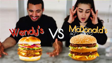 Mcdonald`s Vs Wendy`s Food Challenge Youtube