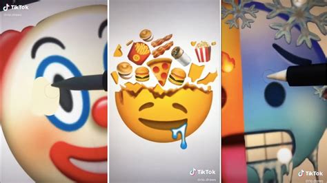 Designing New Emojis On Tiktok Compilation Youtube