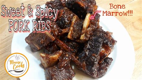 How To Cook Sweet And Spicy Pork Ribs So Tasty Easy Pork Ribs