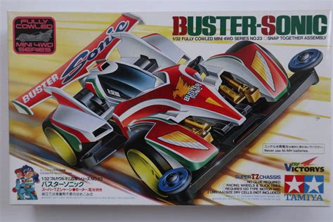 【傷や汚れあり】tamiya タミヤ 132 フルカウルミニ四駆シリーズno23 爆走兄弟レッツandゴー バスターソニックスーパーtz