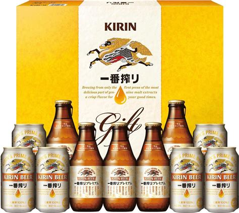 Jp： 【ギフト限定】キリン一番搾り生ビール・一番搾り プレミアム飲みくらべセット K Ip3 350ml×6本