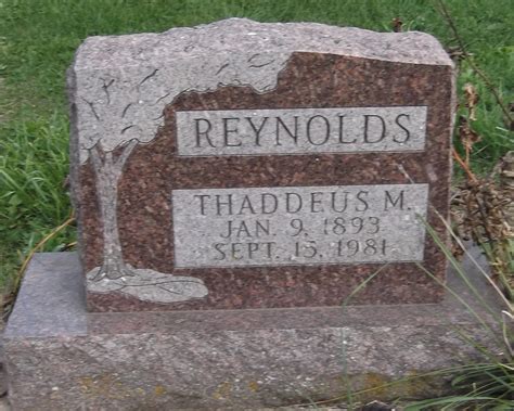 Thaddeus Melvin Thad Reynolds 1893 1981 Find A Grave Memorial