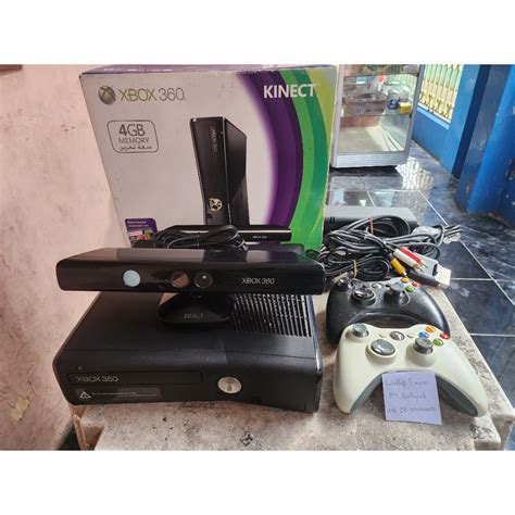 Jual Microsoft Xbox 360 Slim S X360 320gb Rgh Kinect Fullset 00 Shopee Indonesia