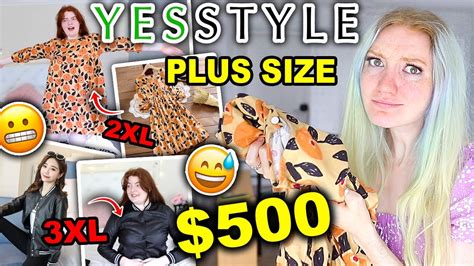 Yesstyle Plus Size Clothing Haul Try On Yikes Youtube