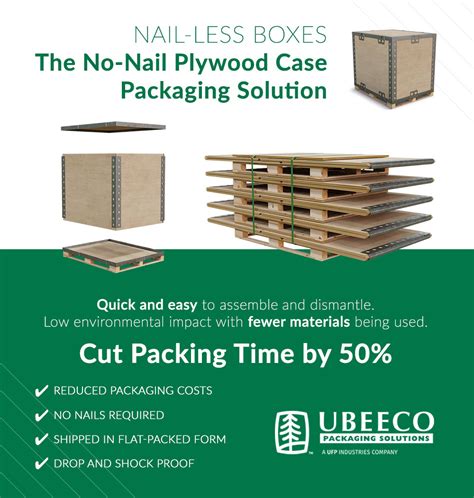 Ubeeco S Lightweight Nail Less Plywood Box Solution