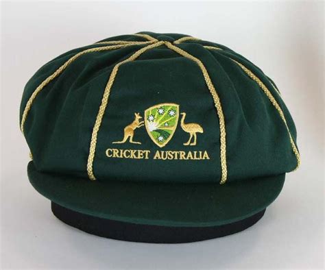 Baggy Green Style Cap Cricket Australia Logo Australian Sports Museum