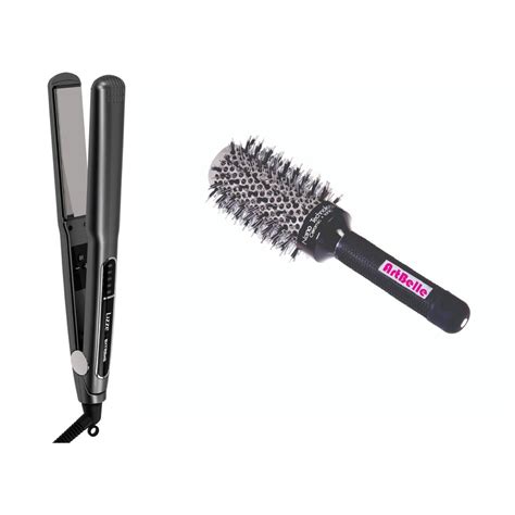 Kit Prancha De Cabelo Lizze Extreme Mais Escova Profissional Submarino