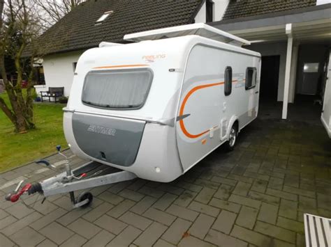 Wohnwagen Hymer Eriba Feeling Hubdach Mover Markise Festbett