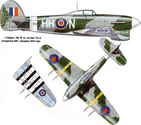 Aircraft Painting Hawker Typhoon Hawker