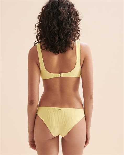 Rip Curl Premium Surf Bralette Bikini Top Bright Yellow Bikini Village