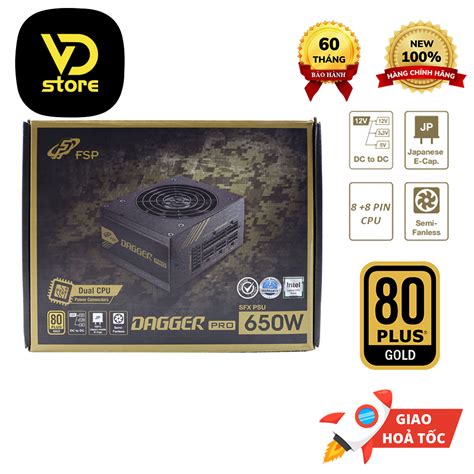 Ngu N Fsp Dagger Pro W Full Modular Plus Gold Itx Shopee Vi T Nam