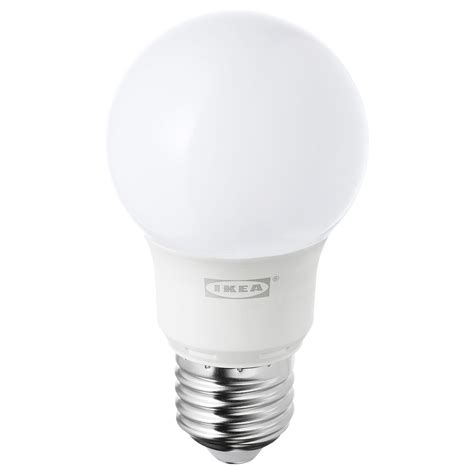 Ryet Led Bulb E27 400 Lumen Globe Opal White Ikea