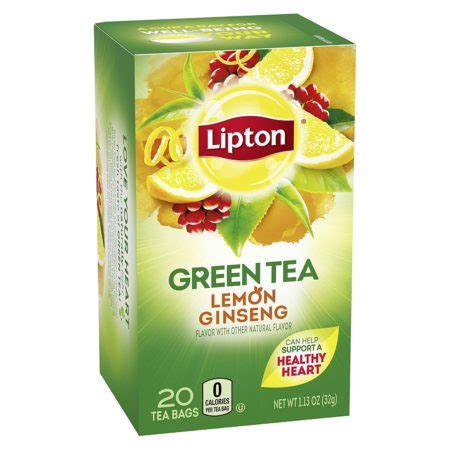 Lipton Tea Green Lemon Ginseng S Massy Stores Guyana