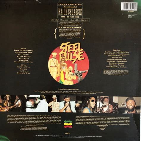 Buy Steel Pulse Rastafari Centennial The Best Of Steel Pulse Live