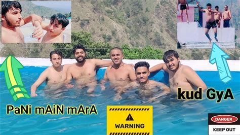 Sasta Swimming Pool Main Garmi Ke Maja Devi Pendi Katra Youtube