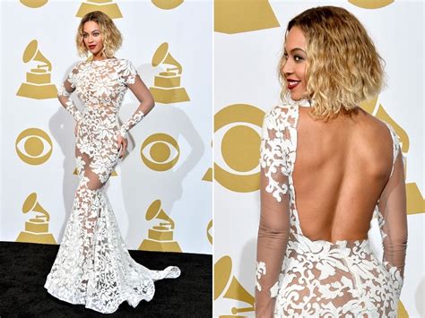 Beyoncé in Michael Costello – 2014 Grammy Awards